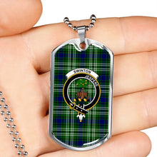 Load image into Gallery viewer, Dog Tag Tartan,Dog Tag For Women,Dog Tag For Men,Dog Tag,Tartan,Scottish Tartan,Scottish Clans,Scots Tartan,Scotland Tartan