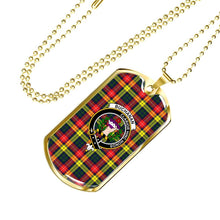 Load image into Gallery viewer, Buchanan Modern Tartan Dog Tag