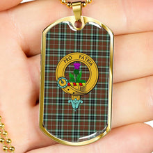 Load image into Gallery viewer, Dog Tag Tartan,Dog Tag For Women,Dog Tag For Men,Dog Tag,Tartan,Scottish Tartan,Scottish Clans,Scots Tartan,Scotland Tartan