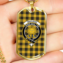 Load image into Gallery viewer, MacLeod of Lewis Ancient Tartan Dog Tag