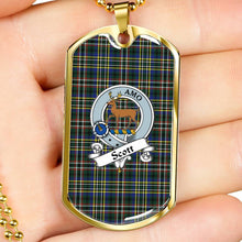 Load image into Gallery viewer, Dog Tag Tartan,Dog Tag For Women,Dog Tag For Men,Dog Tag,Tartan,Scottish Tartan,Scottish Clans,Scots Tartan,Scotland Tartan